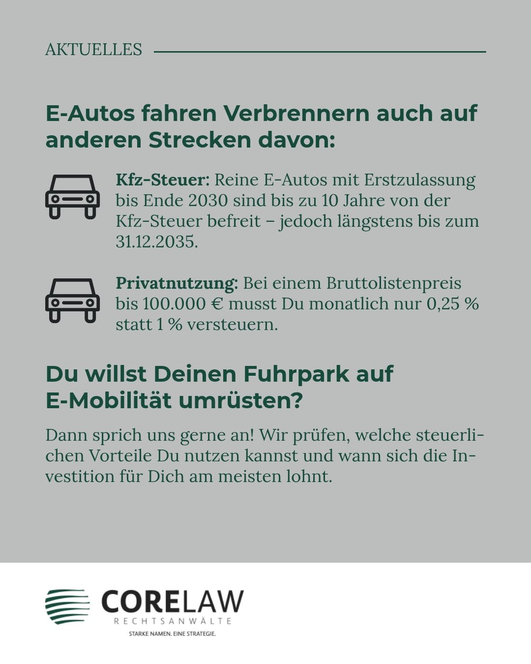 Folie 5 von 6: E-Autos fahren Verbrennern auch auf anderen Strecken davon