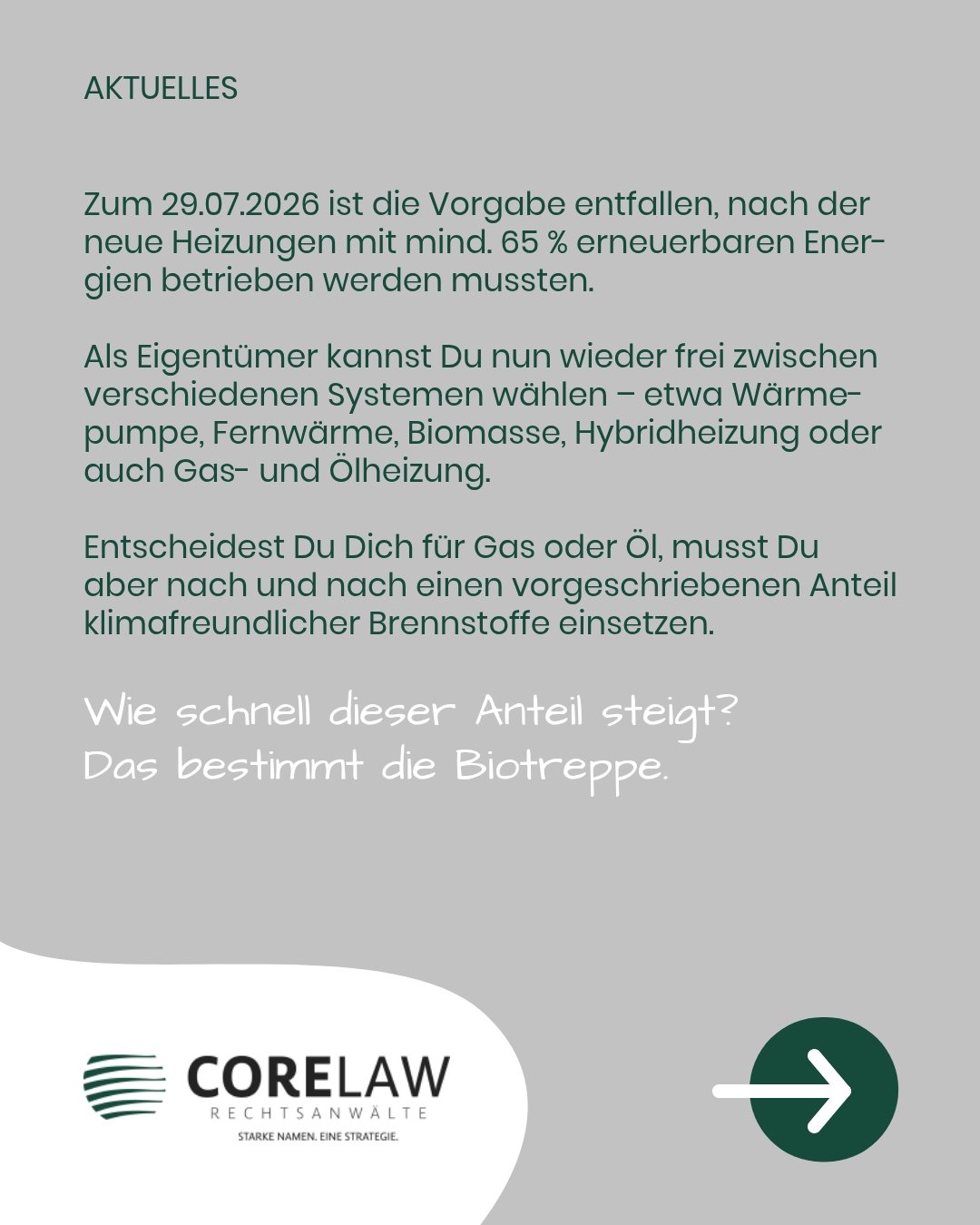 Folie 2 von 5: Die 65-%-Vorgabe ist entfallen