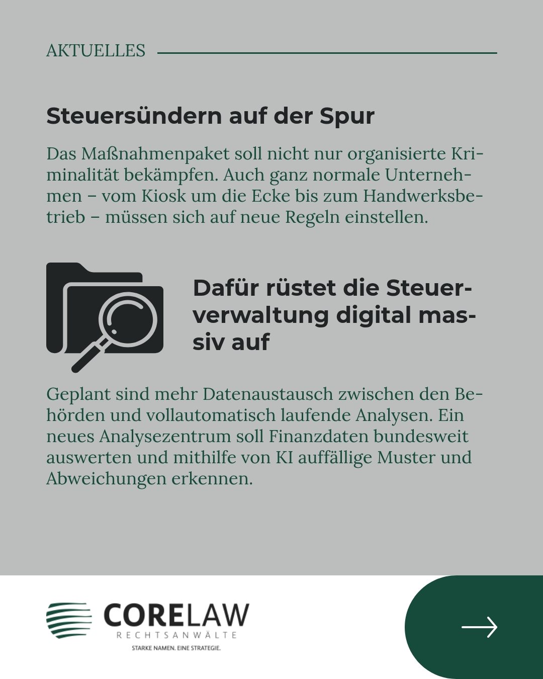 Folie 2 von 6: Steuersündern auf der Spur